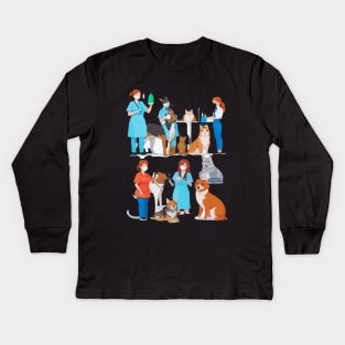 veterinary technician Kids Long Sleeve T-Shirt